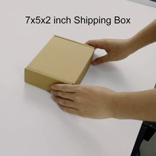 Load image into Gallery viewer, 7x5x2 inch Shipping Box, Brown Corrugated Cardboard Mailer Box
