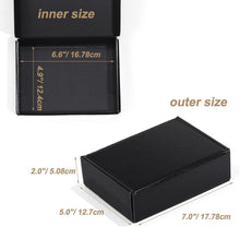 Load image into Gallery viewer, 7x5x2 Black Small Shipping Box
