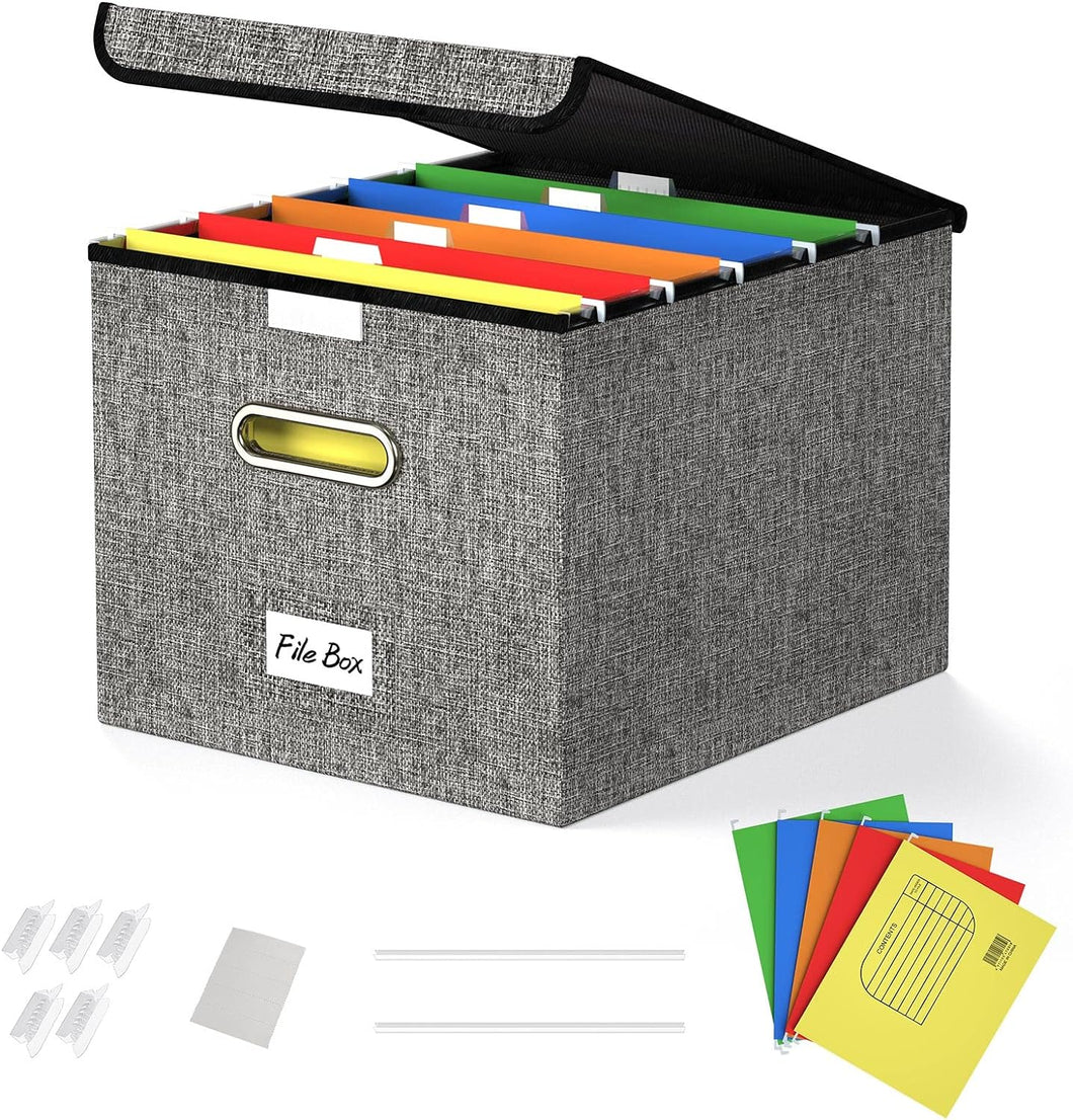 File Organizer Box with Lid