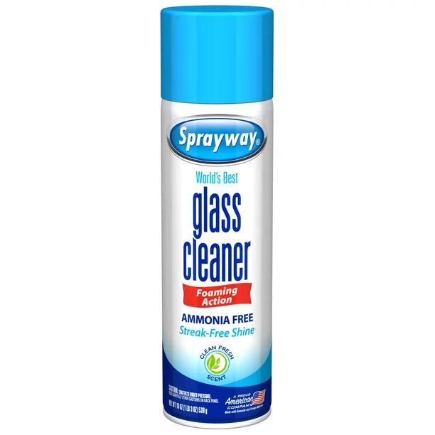 Sprayway Glass Cleaner, 19 oz. can